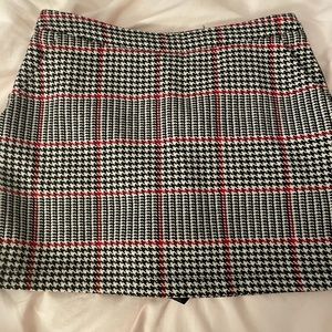 plaid skirt